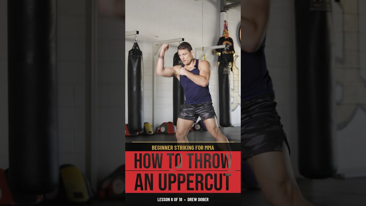 Drew Dober demonstrating uppercut technique at Easton Training Center